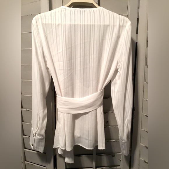 Cross and tie blouse by Dynamite - Picture 2 of 2